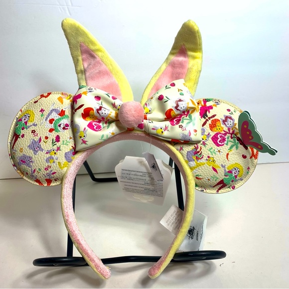 NWT. Disney. Rabbits reign Minnie ears. Ears feature many classic bunnies